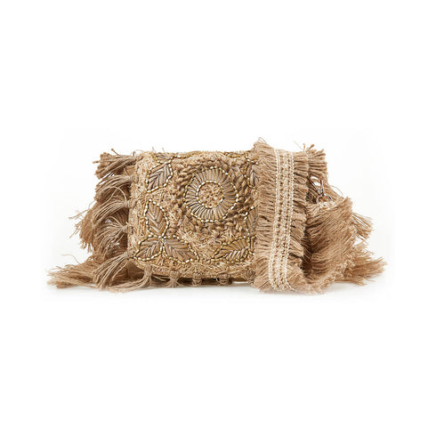 Verde Γυναικείο Βραδινό Τσαντάκι 01-1716 Μπεζ